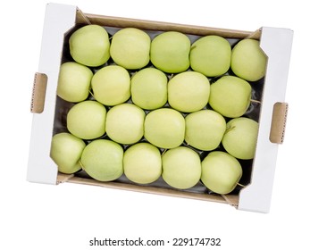 Many Apples. Bulk Buy, Wholesale Golden Delicious. Isolated.