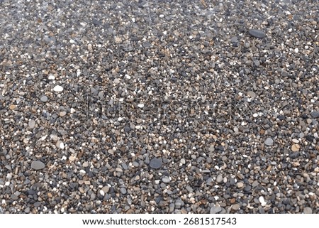 Many beautiful pebbles as background, top view