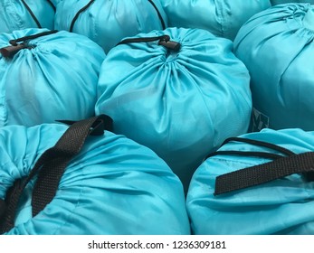 Many Of Blue Sleeping Bag Texture