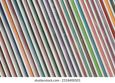 Many books arranged in line	 - Powered by Shutterstock