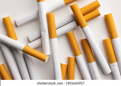many cigarettes stacked together drugs 260nw 1901665957