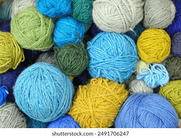 background  wool knitting