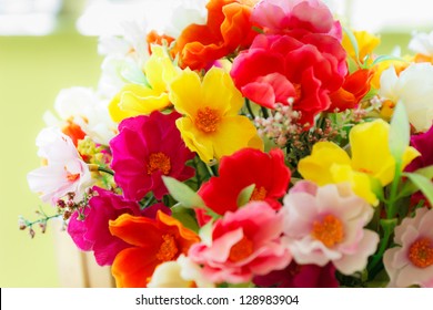 many colors of romantic flower