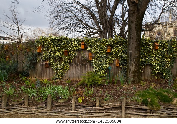 Many Different Shapes Bird Feeders Birdhouse Stock Photo Edit Now