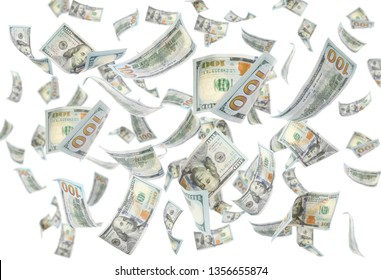 flying money wallpaper