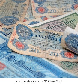 Many German Reich Banknotes From 1914