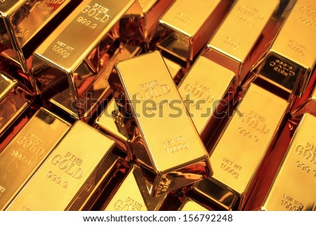 Many Gold bars or Ingot