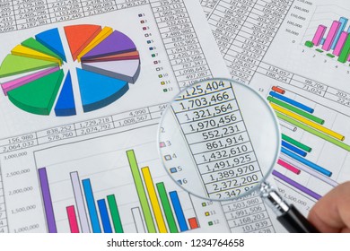Many graphs (business image)