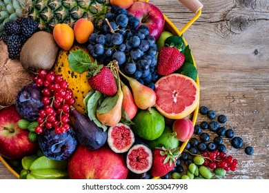 Many kinds of fruits on the table. Healthy eating and dieting concept.  - Powered by Shutterstock