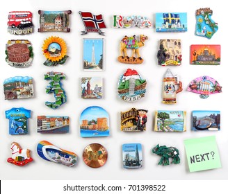 Many magnets on the refrigerator from the countries of the world - where to go?