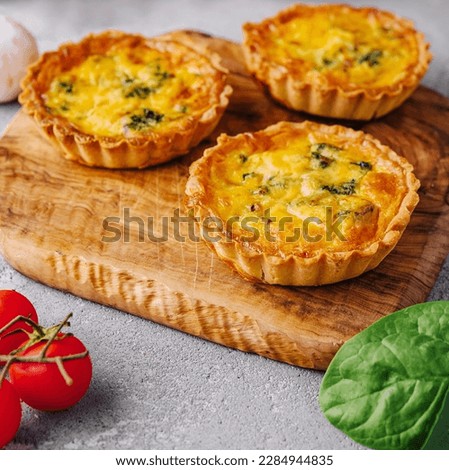 many mini bite size quiche appetizers
