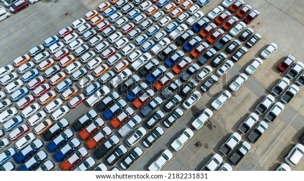 Many new cars parking before shipping to Dealer
Customer, Care shipping to Ro-Ro Ship for import export Freight
forwarding , Logistics transportation dealer shipping Cars Cars
Export Terminal at Yokoh