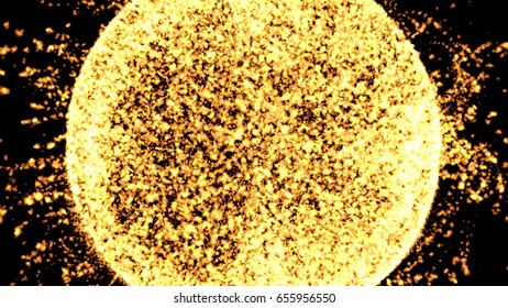 Many particles. Atomic particles. The motion of particles in space - Powered by Shutterstock - Get 15% off with code: PIKWIZARD15