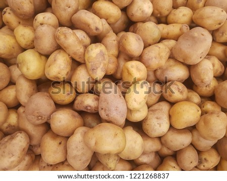 many potatoes sold on market 