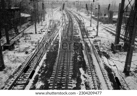 Foto Bild Hamburg Snow Track Umwelt