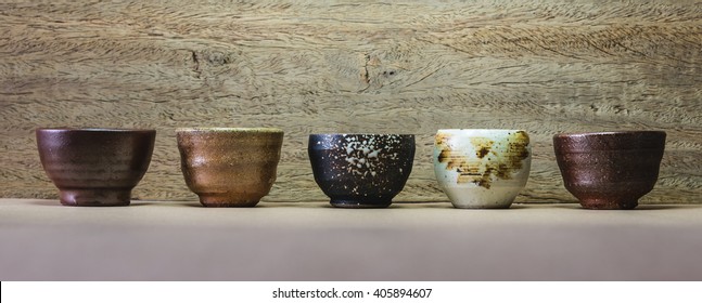 Many Sake Cup  Background.