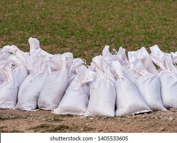 Many Sandbags For Flood Protection