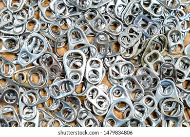 Many Small Pop Tabs Of Drink Can