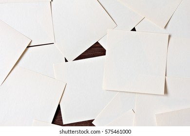 Many Small Square White Blank Papers Stock Photo 575461000 | Shutterstock