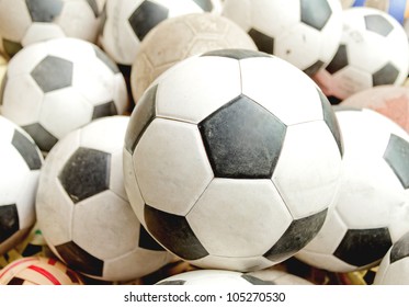 Many Soccer Balls For Children