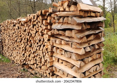 Many Split Wood As Firewood