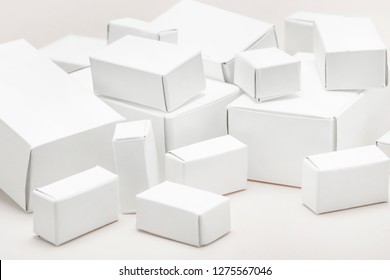 many white boxes
