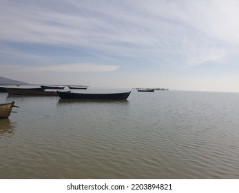 Manyas Bird Sanctuary Lake.  It Is Home To Many Bird Species As A Stop For Migratory Birds.