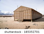 Manzanar Detention Center Barracks where Japanese-Americans were held captive during World War II.