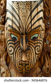 Maori Mask - Rotorua - New Zealand