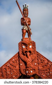 A Maori Statue In Nz