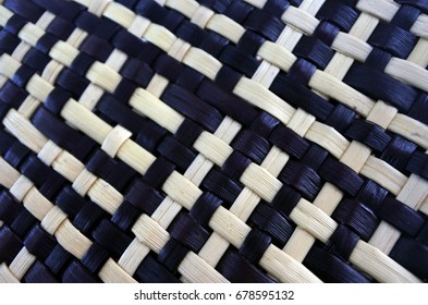 Maori weaving artwork background and texture.