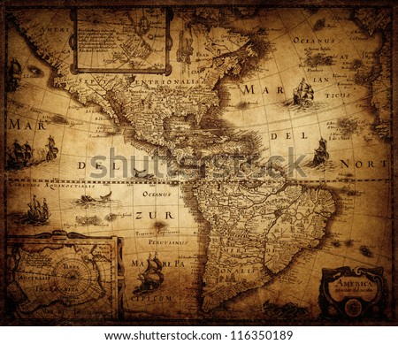 map of America 1632.