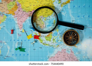 Map Asia Background Stock Photo 754440490 | Shutterstock