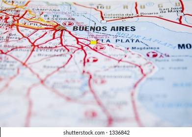 Map: Buenos Aires, Argentina