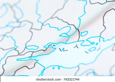 map close up