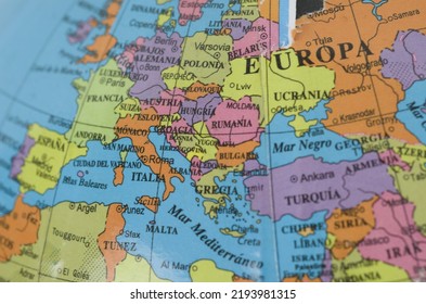 map europe vector world union spain countru political  - Shutterstock ID 2193981315