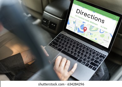 Map GPS Location Direction Position Graphic
