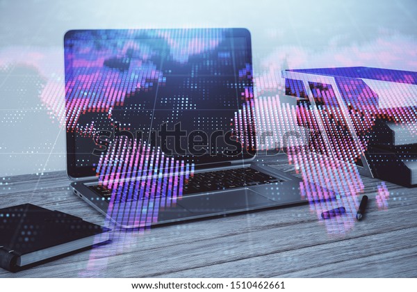 Holographic desktop background