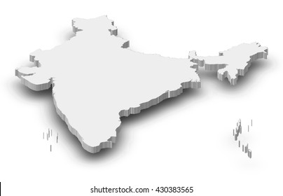 India Map 3d Wallpaper