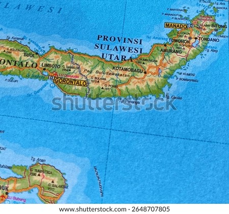 map of manado, manado map