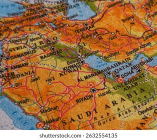 Map of Middle Eastern State