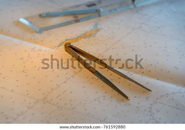Map and navigational\
equipment, dividers