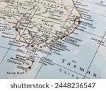 Map of New South Wales, Victoria, Tasmania, Australia, world tourism, travel destination, world politics, trade and economy