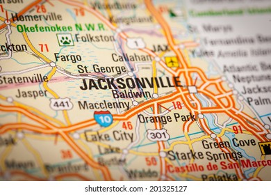 2,036 Jacksonville Map Images, Stock Photos & Vectors | Shutterstock