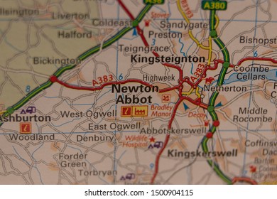 Map Of Newton Abbot And Surrounding Area Newton Abbot Images, Stock Photos & Vectors | Shutterstock