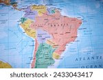 Map of South America Brazil Peru Bolivia