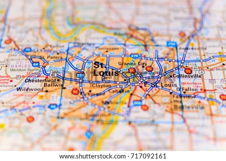 map of st.Louise