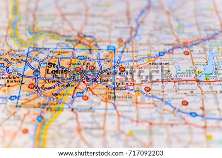 map of st.Louise