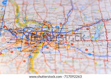 map of st.Louise