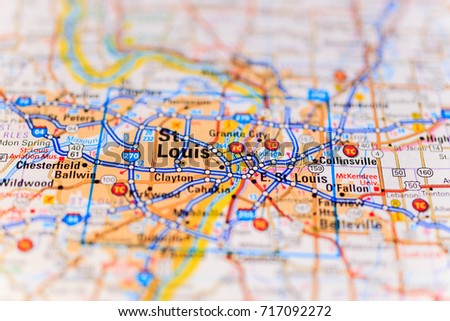 map of st.Louise